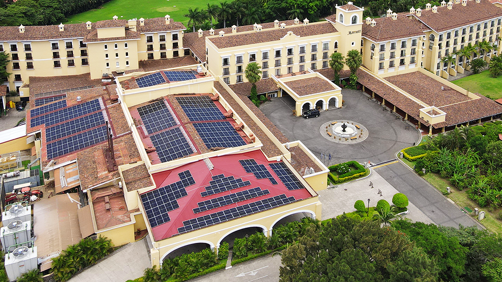 First Marriott hotel in Latin America with a micro-electricity grid