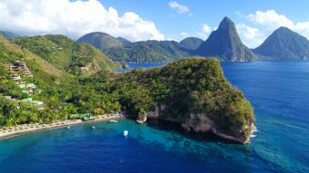 Saint Lucia won the award "World&apos;s Leading Honeymoon Destination"