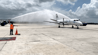 TAG Airlines makes its first flight on the Guatemala-Cancun route