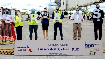 Guanacaste Airport opens high season with new route from Austin, Texas