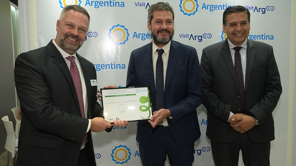 WTM Latin America distinguished Argentina with the award for the best stand