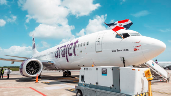 The Low-Fare airline Arajet lands in the Dominican Republic