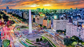 El Obelisco, the most emblematic monument of Buenos Aires