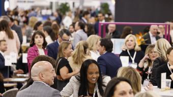Intense activity during the second day of IMEX America 2022 in Las Vegas