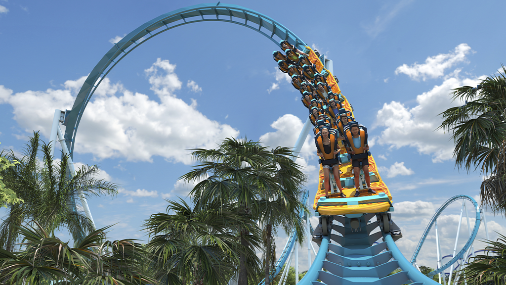 SeaWorld Orlando announces “Pipeline: The Surf Coaster”