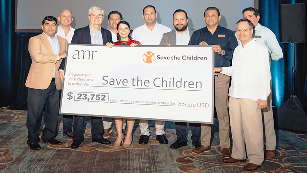 AMR Collection donates to Save the Children