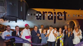 Arajet inaugurates a new route between Santo Domingo and Kingston