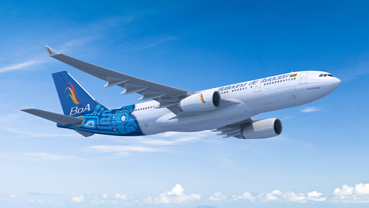 Boliviana de Aviaci n will operate its first A330