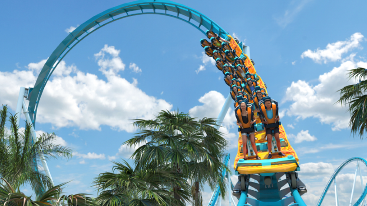 Seaworld Orlando Announces Opening Date For Pipeline The Surf Coaster 