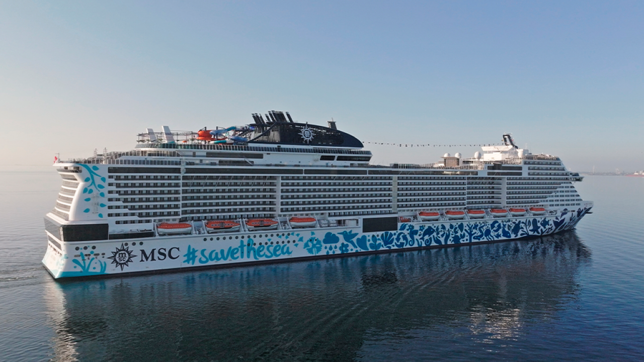 MSC Group cruise division releases data from world s first net