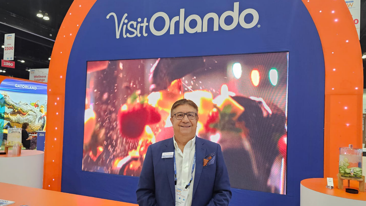 Visit Orlando promoted its tourist attractions at IPW 2024